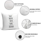 Stranger Things Soft Hidden Zipper Throw Pillow