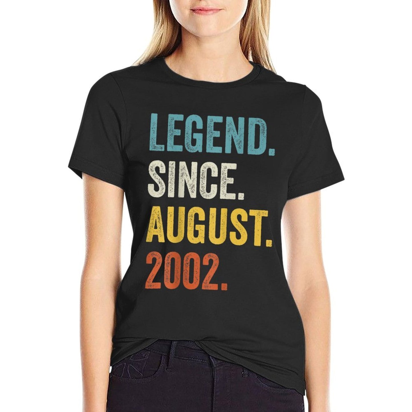 20 Years Old Legend Since August 2002 20th Birthday  Odor-resistant T-Shirt