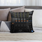 DJ Mixer NXS2 Soft Reinforced Edging Throw Pillow