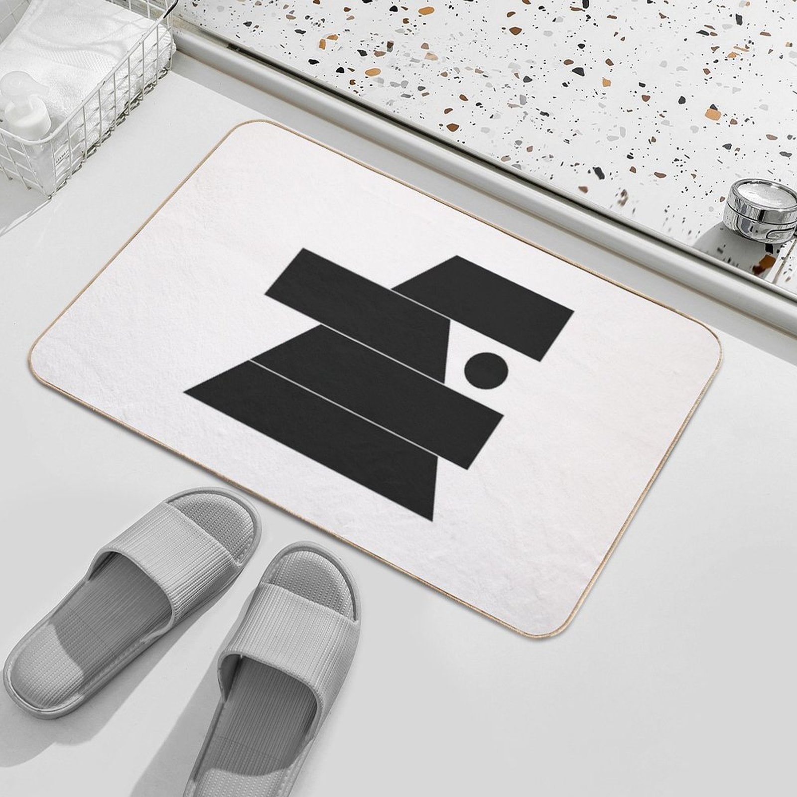 Abstract Ninja Durable Bath Mat