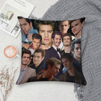 Andrew Garfield Collage Soft High-Density Material Throw Pillow
