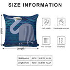 Heron Soft Decorative Cover Throw Pillow
