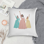 Schuyler Sisters! Soft Skin-Friendly Throw Pillow