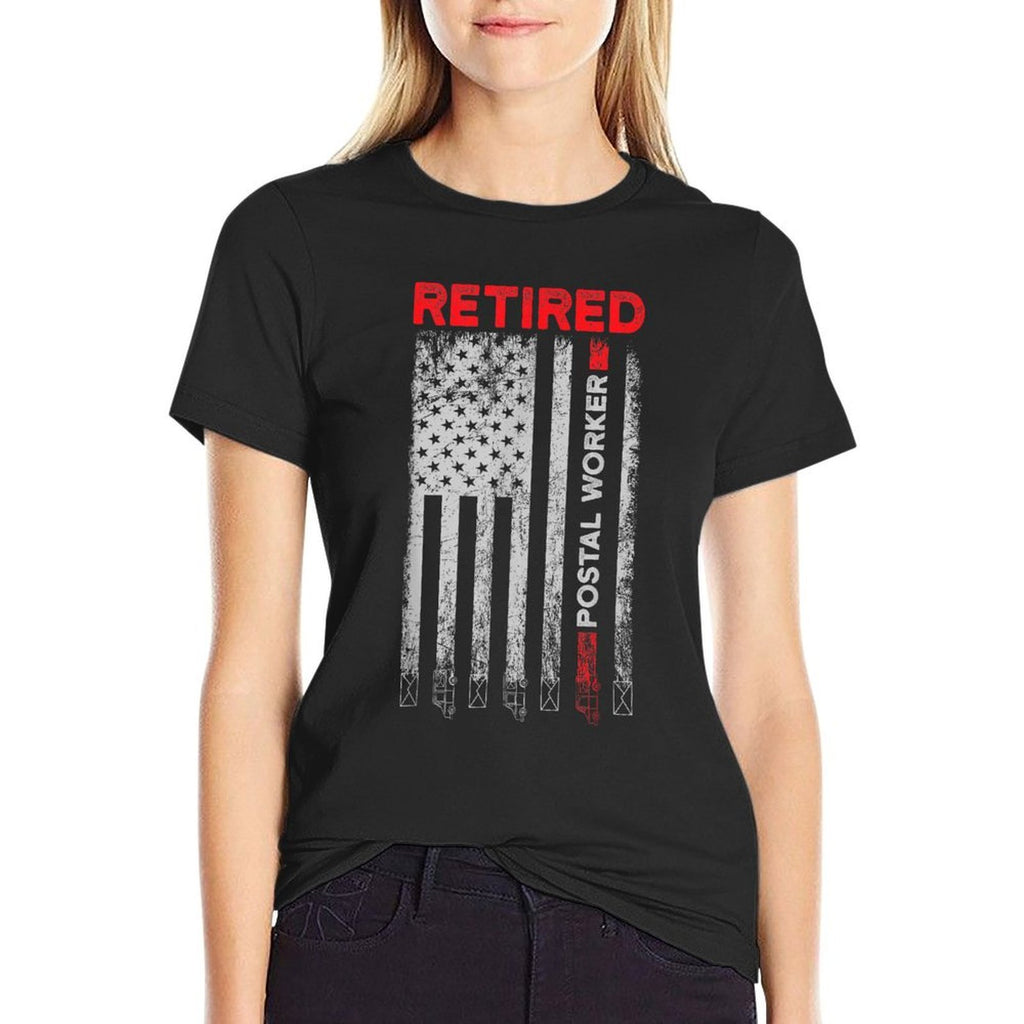 Retired Postal Worker Achieved Mailman Retirement  High-quality Stitching T-Shirt