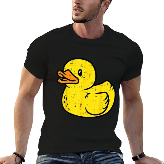 Rubber Duck Vintage Ducky Duckie Boys Girls Kids Women Men  Cotton T-Shirt