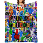 Rainbow Friends Premium Throw Blanket