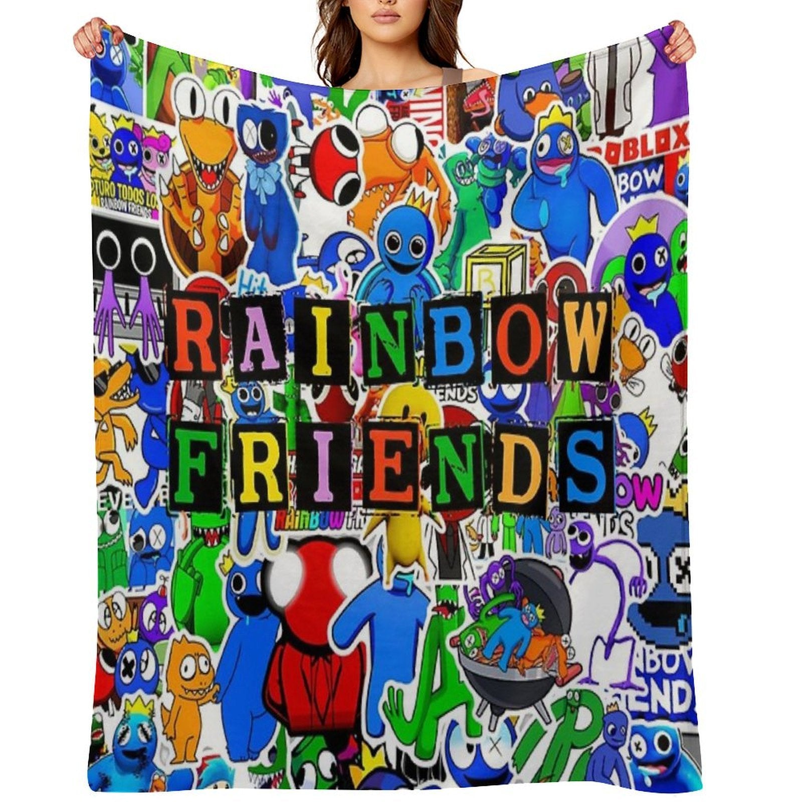 Rainbow Friends Premium Throw Blanket