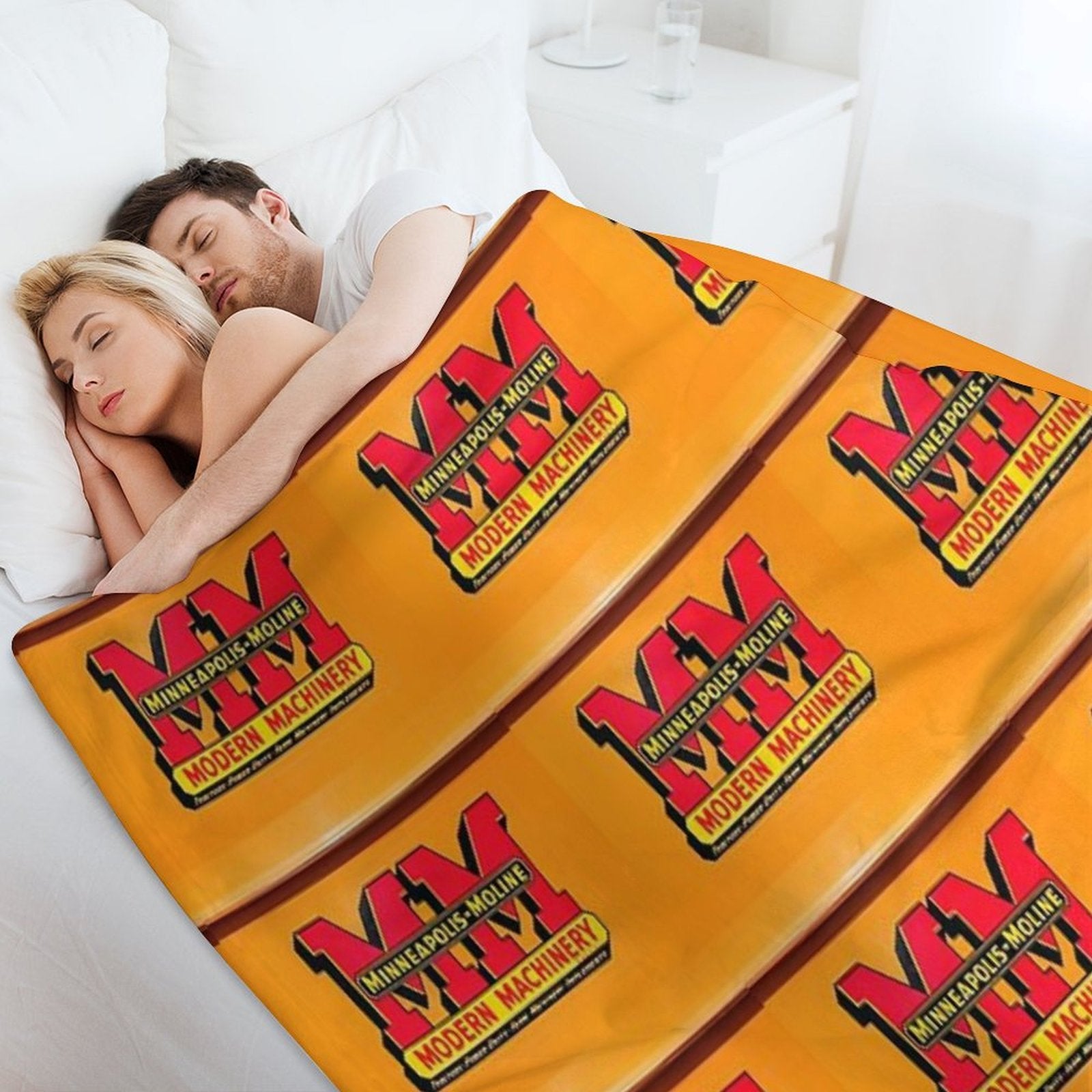 Vintage Modern Machinery Comfort Throw Blanket