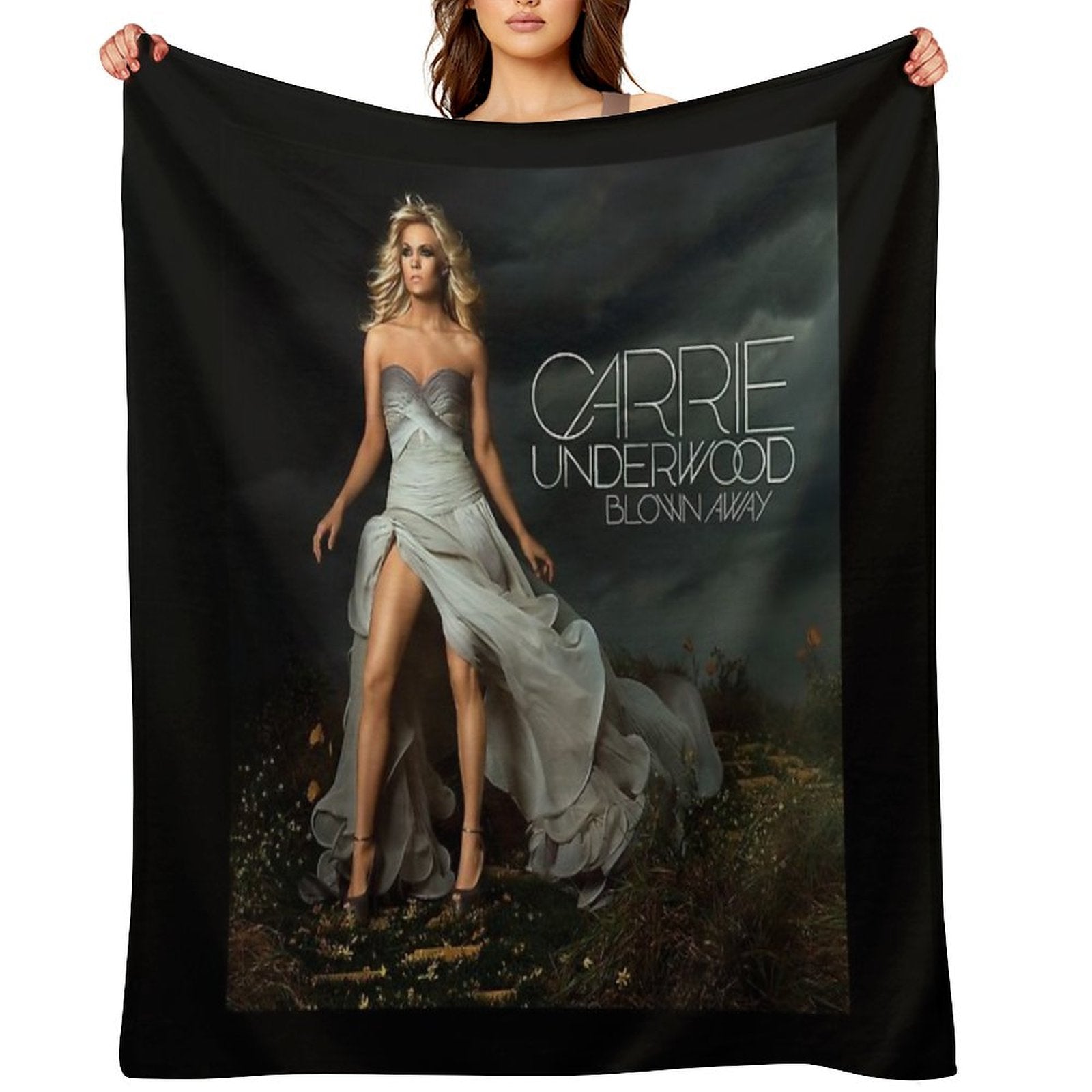 Carrie Underwood Blown Away Shrink-resistant Throw Blanket