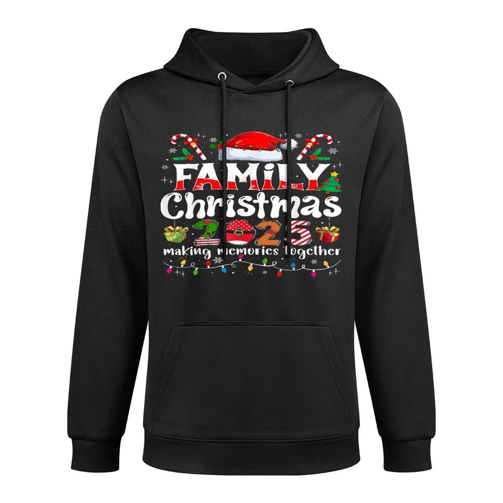 Family Christmas 2025 Matching Outfit Xmas Squad Santa Unisex Design Hoodie