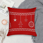 Christmas Decorations Soft Washable Throw Pillow