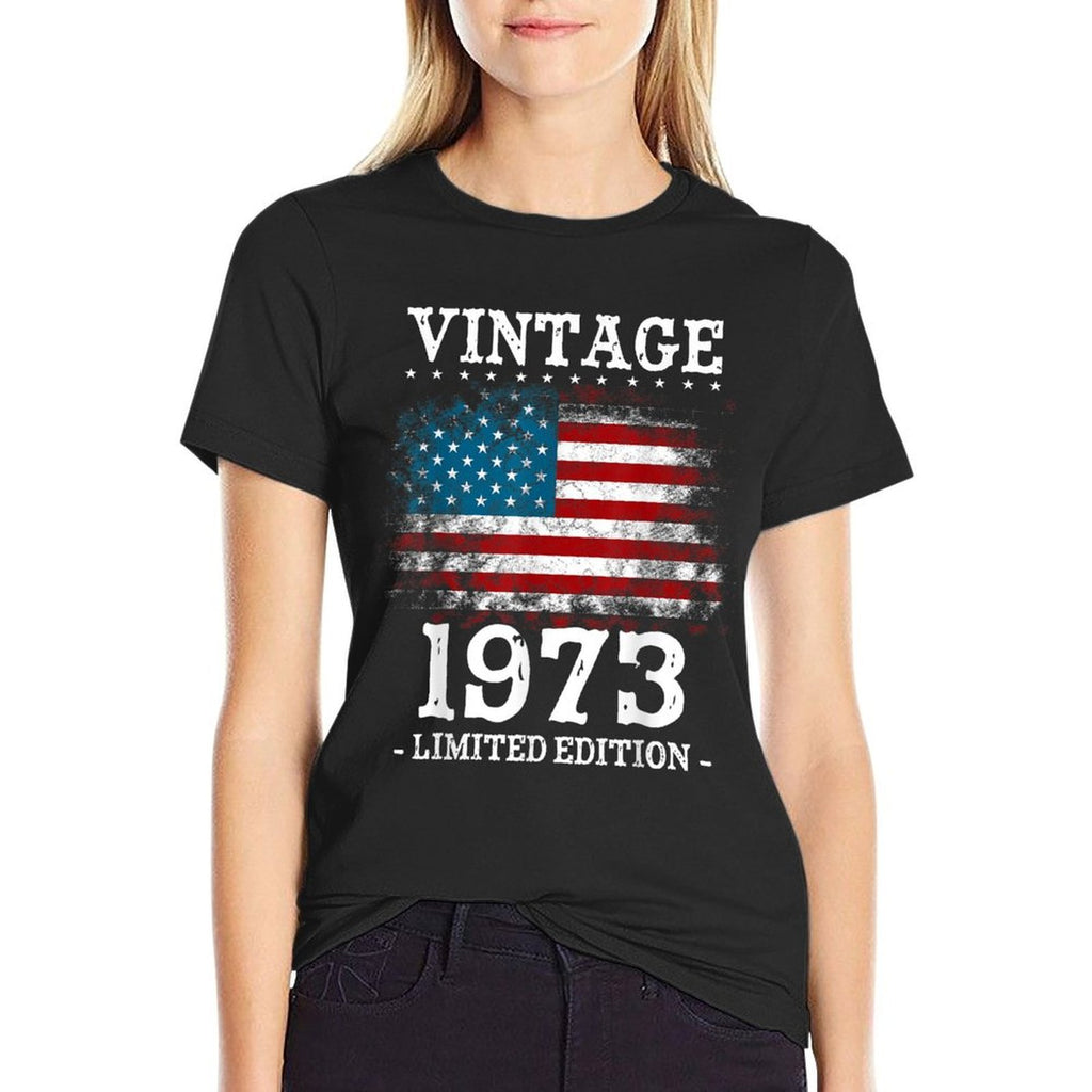 50 Years Old Gift Vintage 1973 Limited Edition 50th Birthday  High-quality Stitching T-Shirt