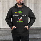 The Big Brother Elf Funny Christmas Matching Family Pajama Colorfast Hoodie