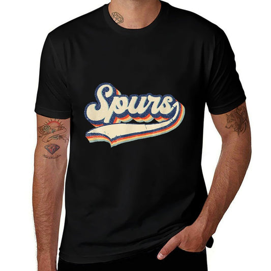 Spurs Name Vintage Retro Gift Men Women Boy Girl  Durable T-Shirt