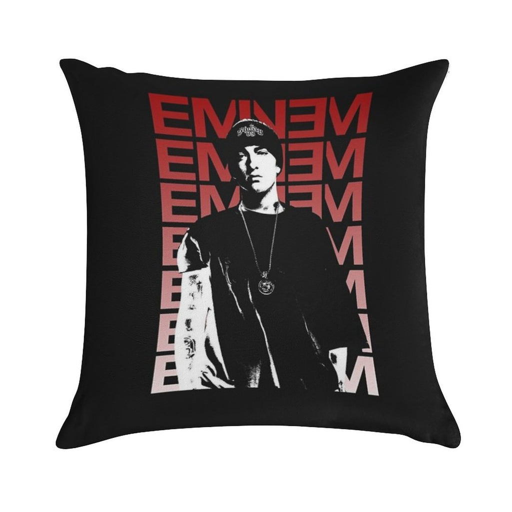 Rap Em Best Selling Eminem Soft Skin-Friendly Throw Pillow
