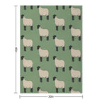 Suffolk Sheep All-season Throw Blanket