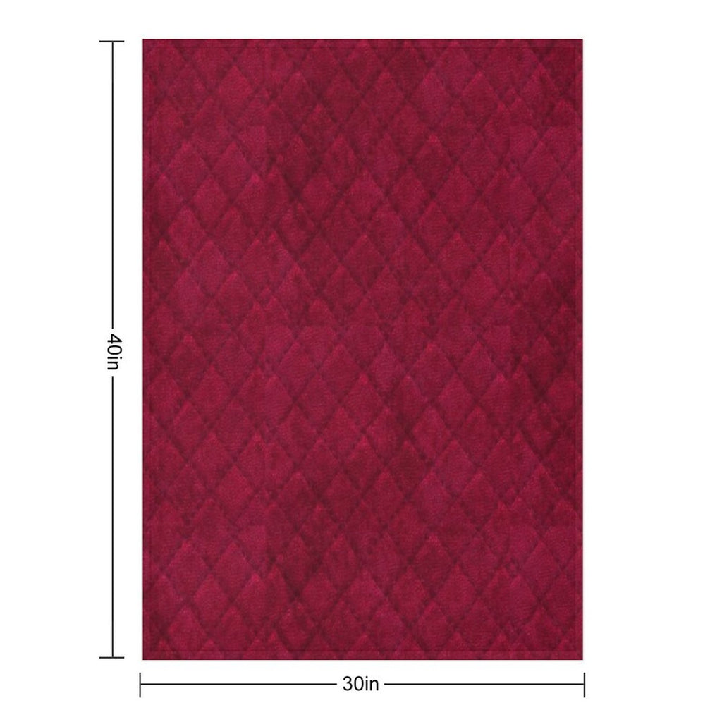 Red Velvet Plush Throw Blanket