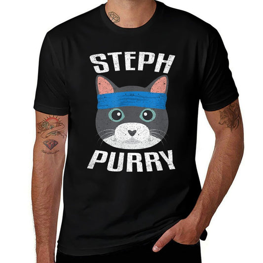 Steph Purry Cat - Funny Basketball  Classic T-Shirt