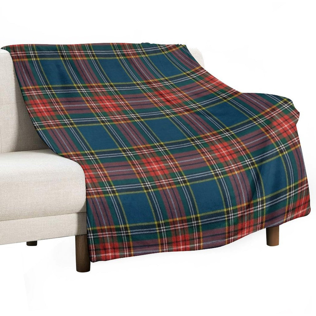 MacBeth Scottish Tartan Velvety-soft Throw Blanket