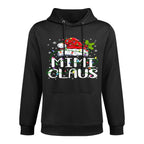 Mimi Claus Christmas Lights Pajama Family Matching Durable Construction Hoodie