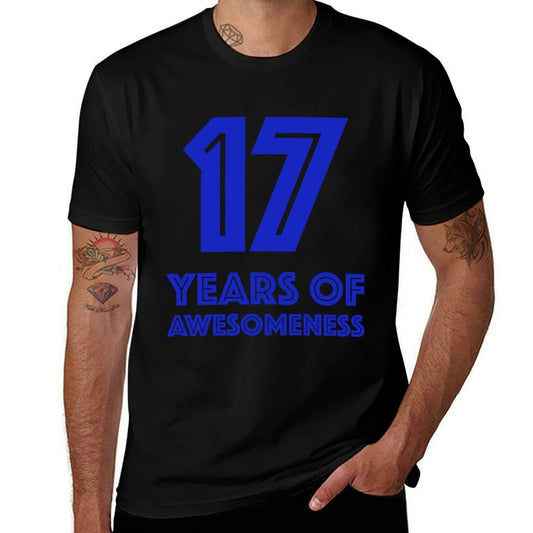 17th Birthday Gift Boys Age 17 Seventeen Year Old Boy  Graphic-printed T-Shirt