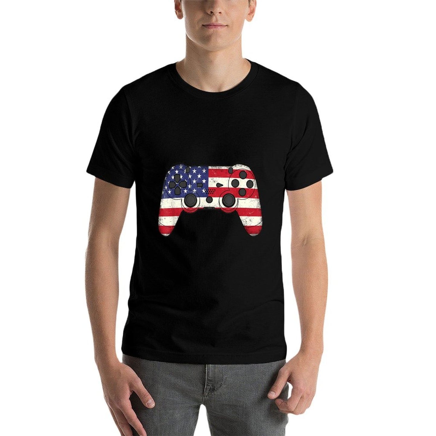 Video Game 4th of July American Gaming Gamer Men Boys  Odor-resistant T-Shirt