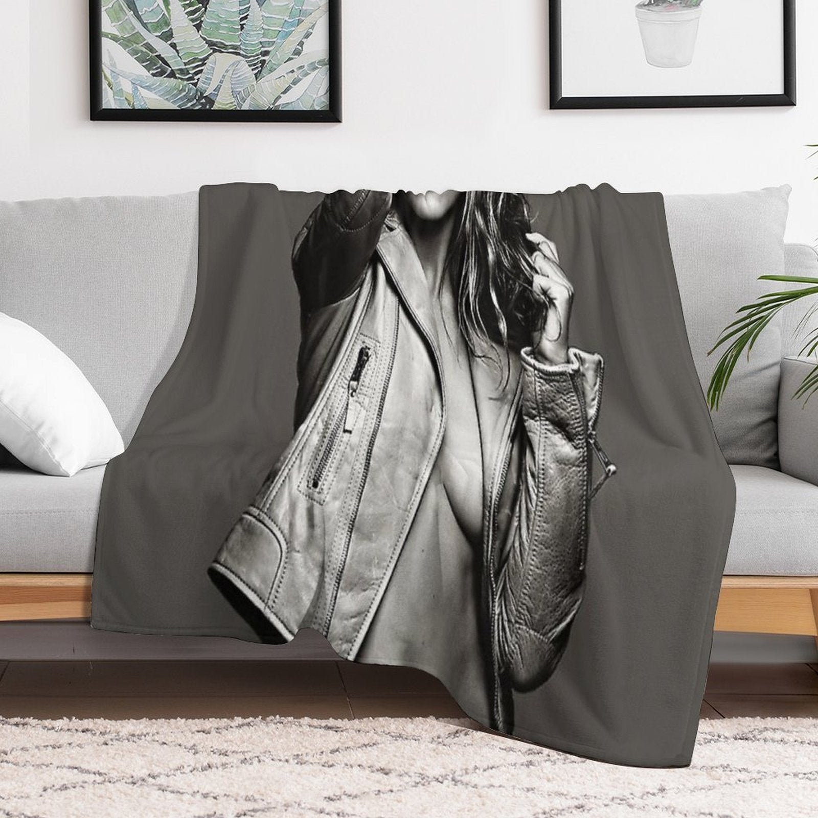 Jennifer Aniston Eco-conscious Throw Blanket