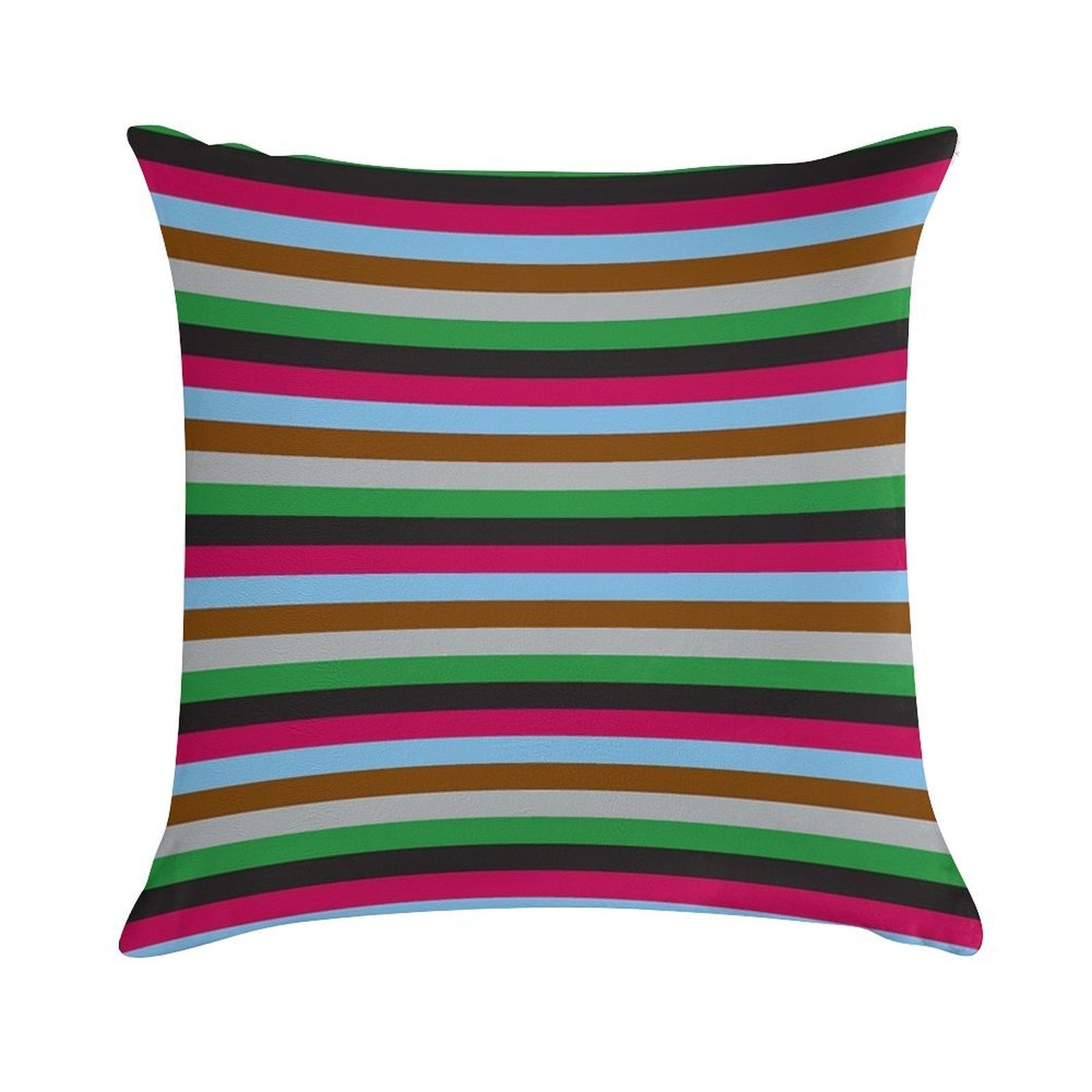 Harlequins Rugby Striped Soft Shrink-Resistant Throw Pillow