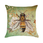 Honey Bee True Soft Hidden Zipper Throw Pillow