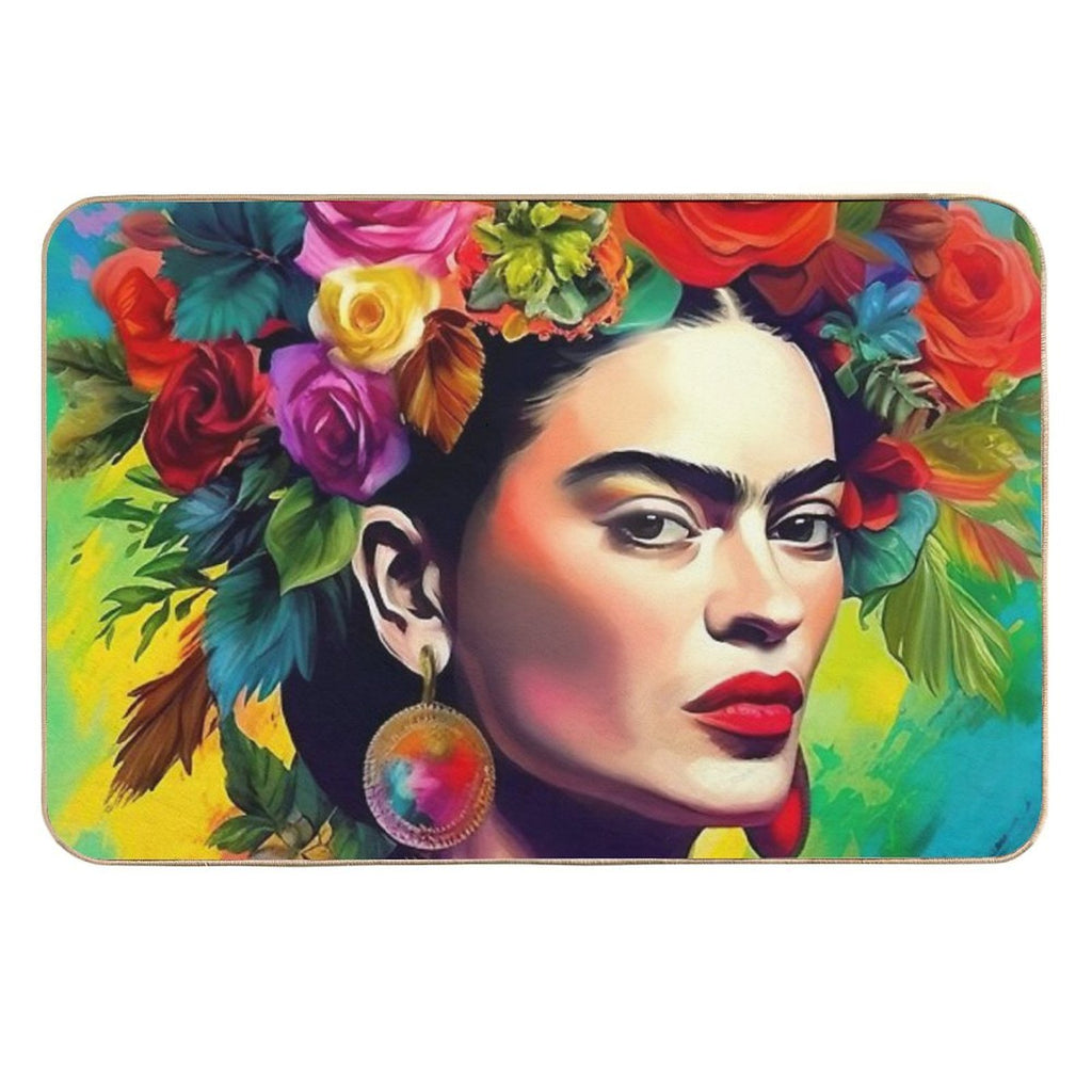 Frida Kahlo 15  Toxin-Free Bath Mat