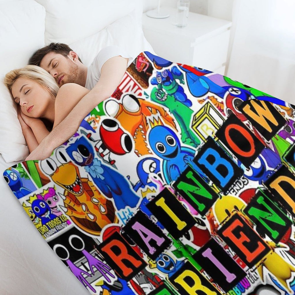 Rainbow Friends Premium Throw Blanket