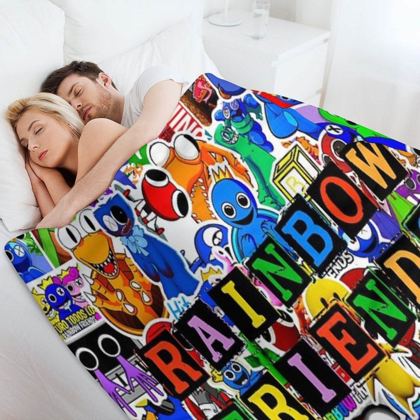 Rainbow Friends Premium Throw Blanket