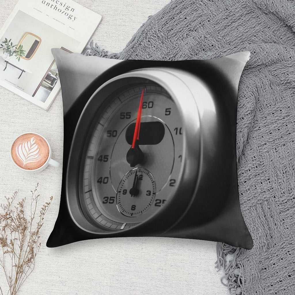 997 Chrono Package Porsche Soft Shrink-Resistant Throw Pillow