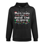 Most Likely to Spike The Eggnog Christmas Matching Family Customizable Surface Hoodie