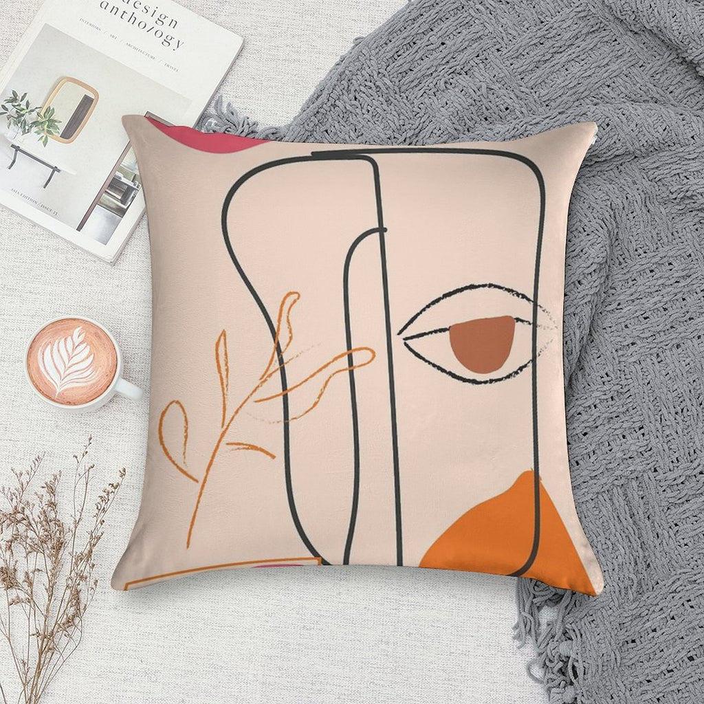 Minimal Soft Fade-Resistant Throw Pillow