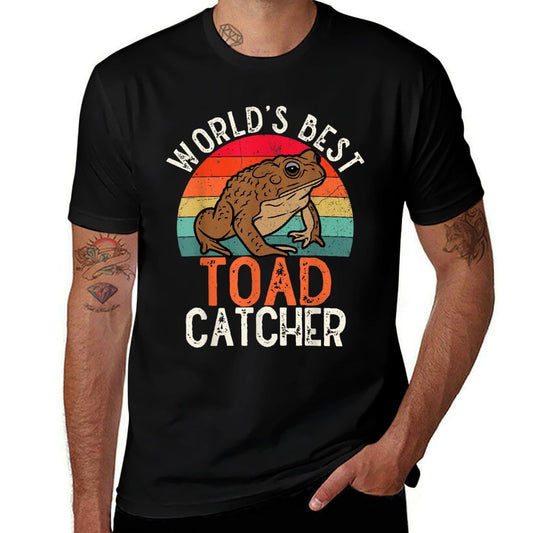 Worlds Best Toad Catcher Kids Boy Funny Amphibian Toad  Affordable Price T-Shirt