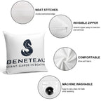 Beneteau Yachts Logo Fishing Boats Soft Anti-Pilling Throw Pillow