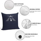 Airplane Phonetic Alphabet  Pilot Gift Soft Decorative Cover Throw Pillow