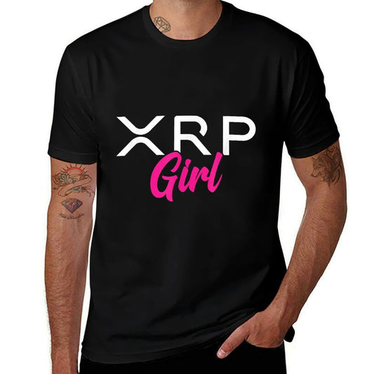 XRP Cryptocurrency - XRP Girl - Crypto Currency - XRP  Polyester Blend T-Shirt
