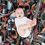 Heavy Metal Sustainable Throw Blanket