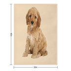 Cute Puppy Durable Throw Blanket