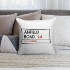 Lfc Anfield Road Soft High-Density Material Throw Pillow
