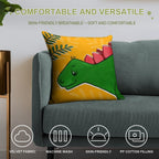 Small Stegosaurus Soft Ultra-Soft Texture Throw Pillow