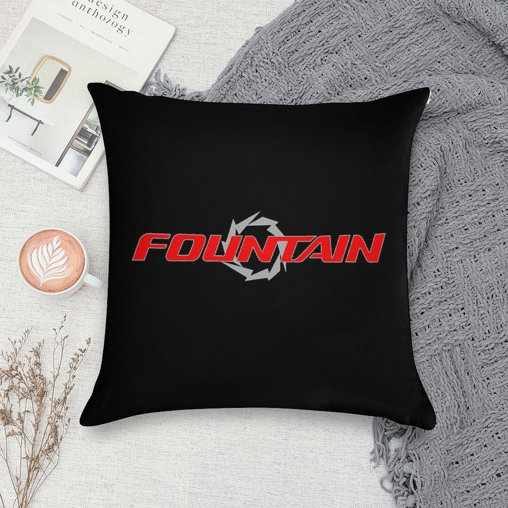 Fountain Powerboats Boat Soft Fade-Resistant Throw Pillow