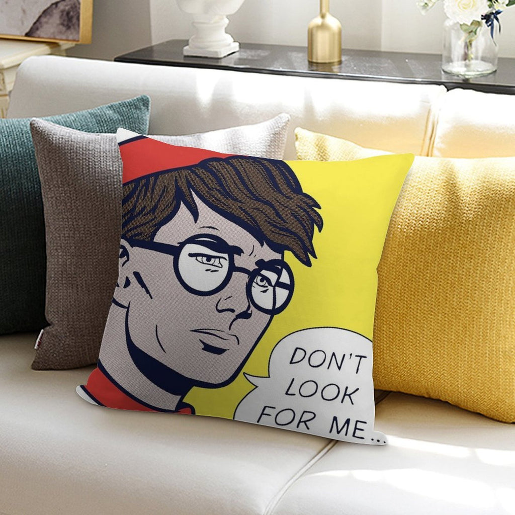 Pop W Soft Shrink-Resistant Throw Pillow