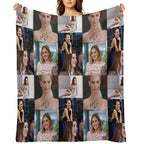 Natalie Portman Signed Velvety-soft Throw Blanket