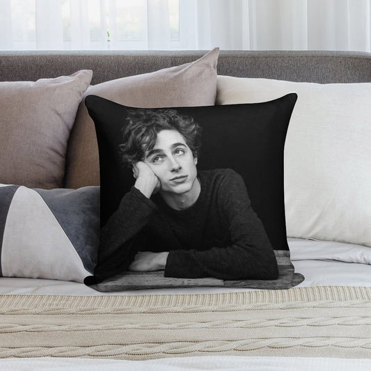 Timothee Chalamet Soft Ultra-Soft Texture Throw Pillow