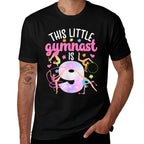 9th Gymnast Birthday Party Nine Year Old Gymnastics Girl  Quick-drying T-Shirt