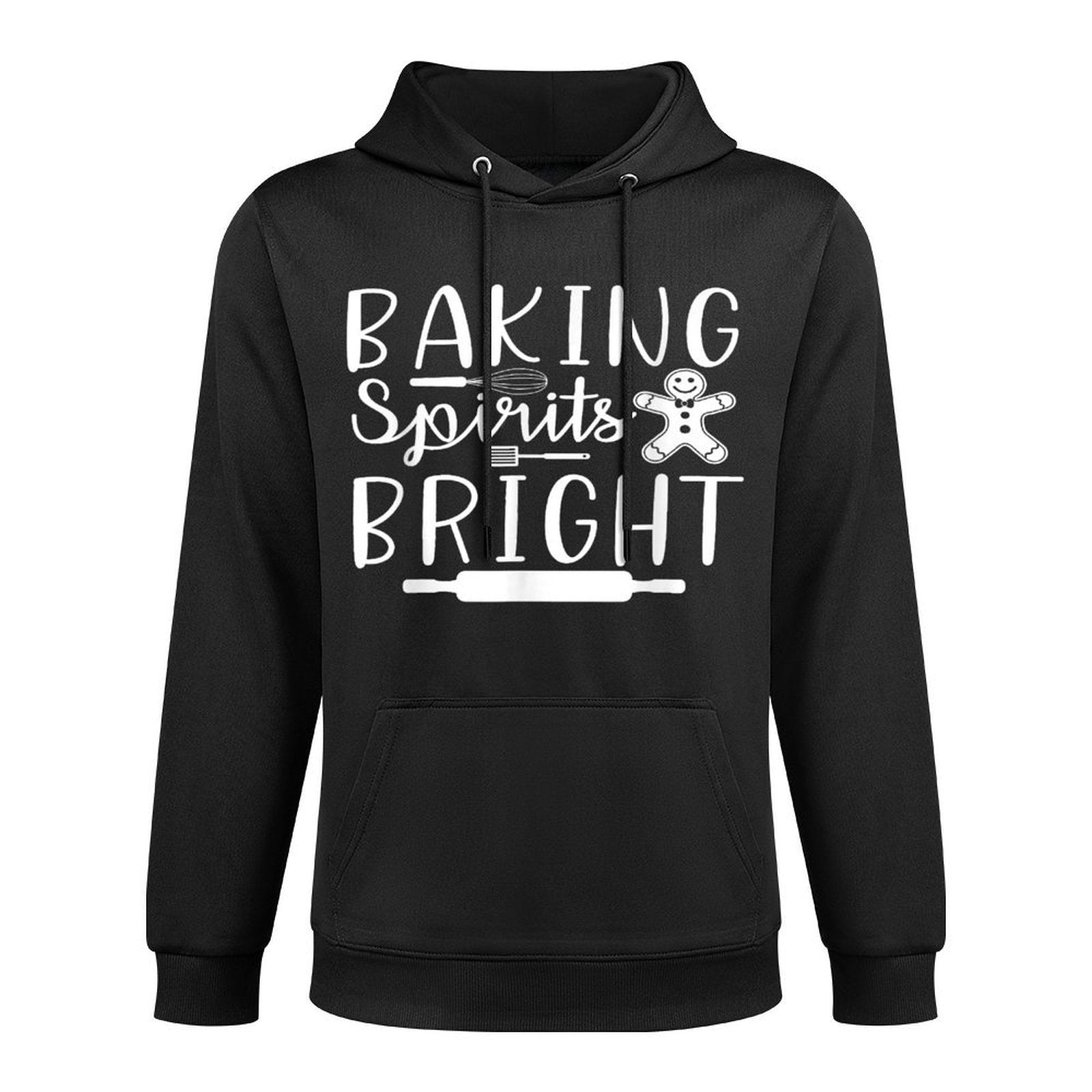 Baking Spirits Bright Holiday Family Matching Christmas Durable Construction Hoodie