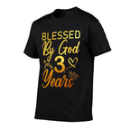 Blessed by God for 30 Years 30th Birthday Faith  Breathable T-Shirt